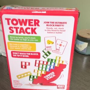 Tower Stack Building Game - Red, Green, Yellow